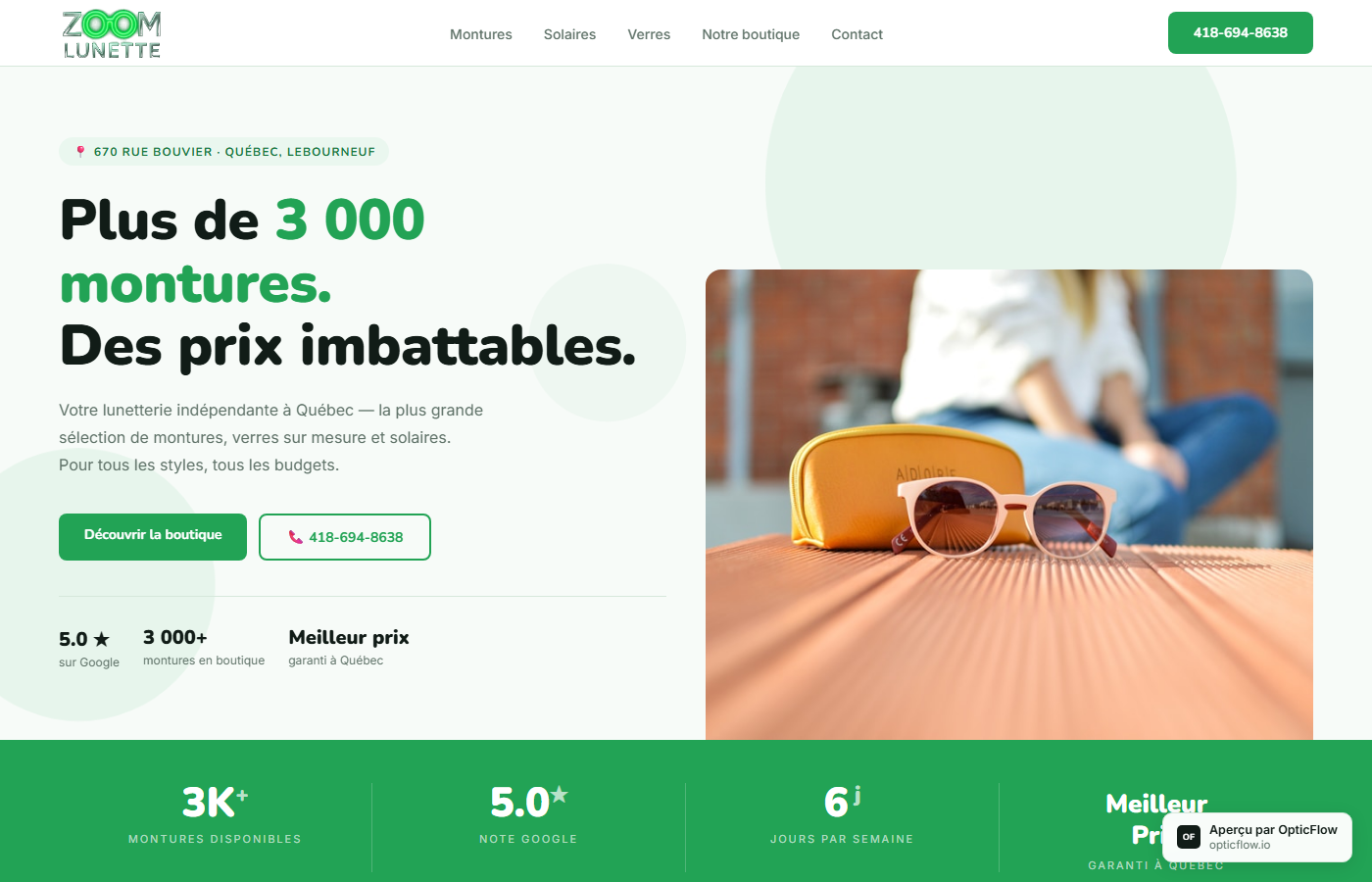 Zoom Lunette — aperçu par OpticFlow